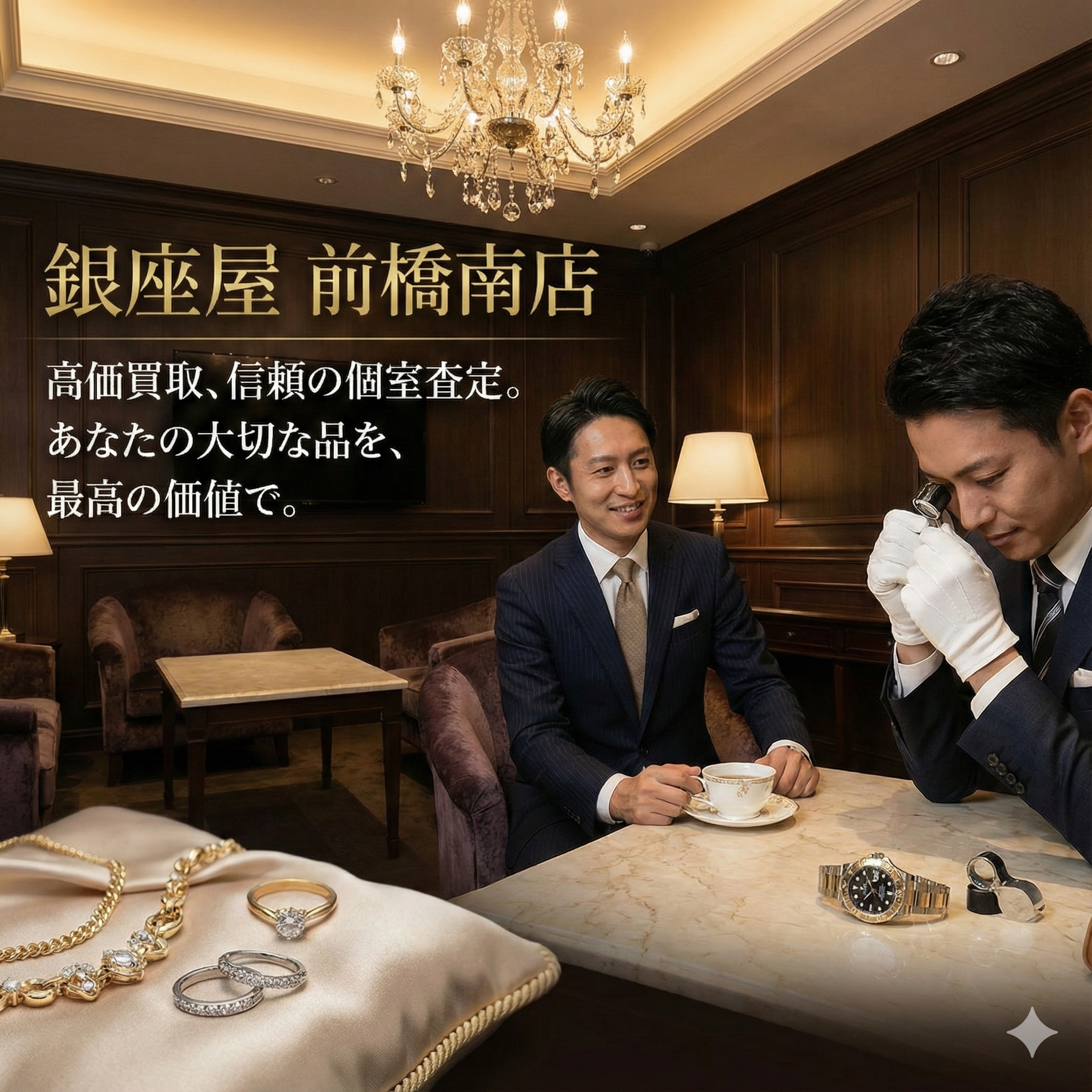 簡単・便利な買取査定